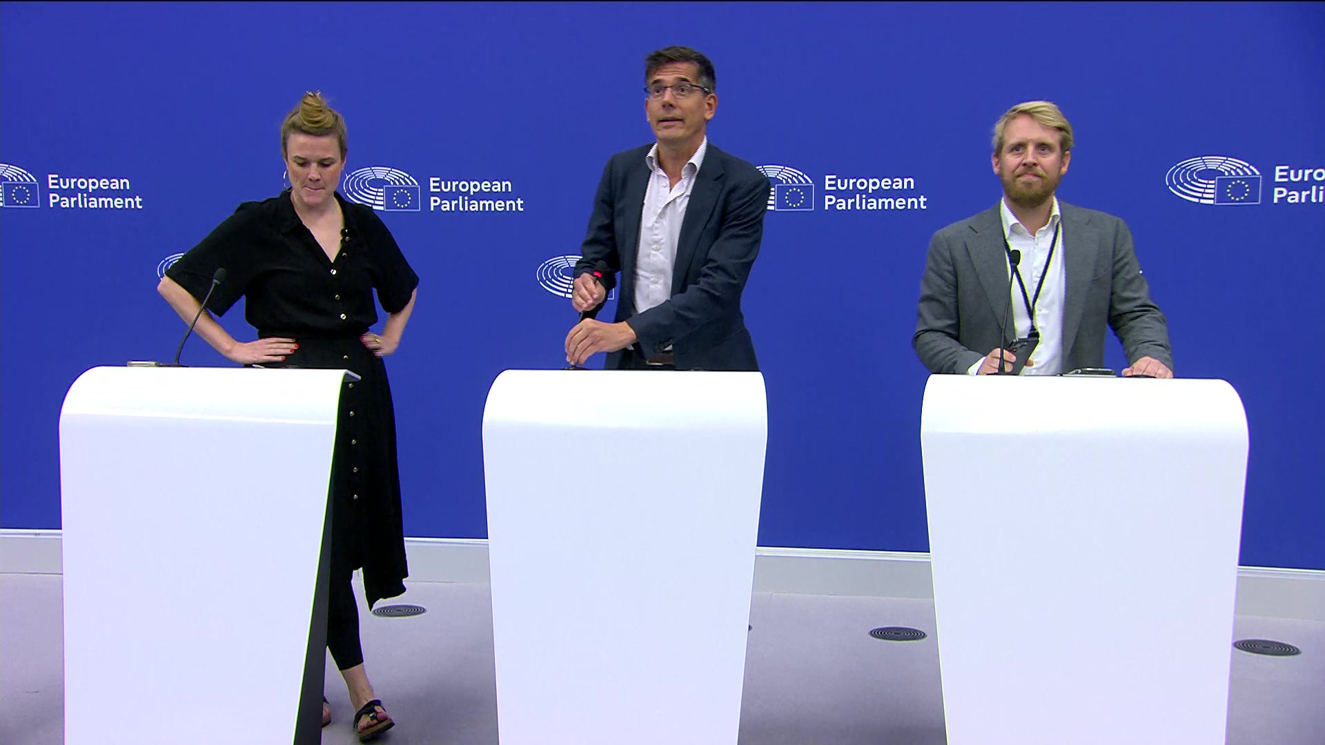 Press briefing by Bas EICKHOUT (Greens/EFA, NL) and Terry REINTKE (Greens/EFA,DE), Greens/EFA Group Co-Leaders
